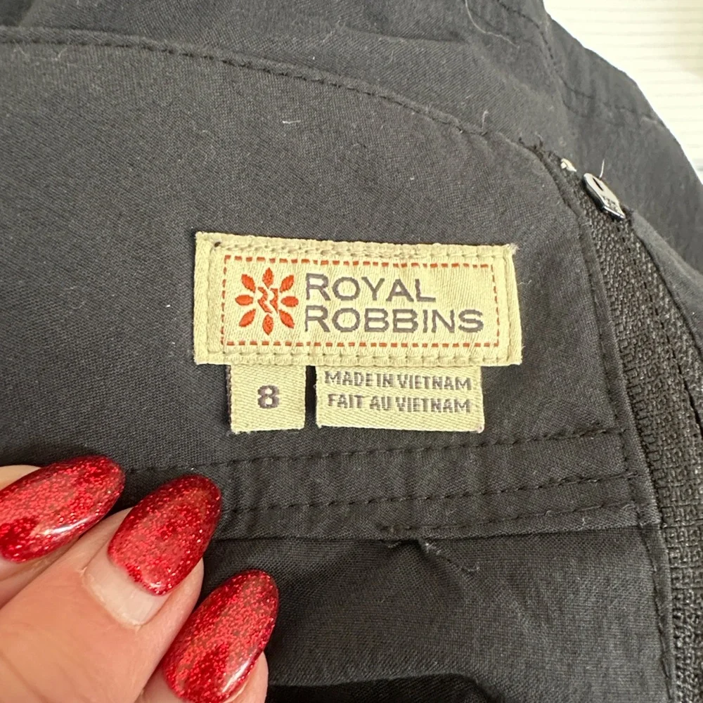 Royal Robbins Discovery III‎ Black Nylon Skort 8